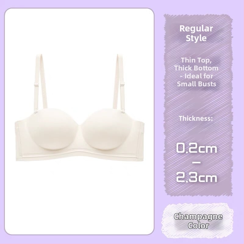 Сутиен за повдигане с чаши 1/2, дишащ найлон, отстраними двойни презрамки, закопчаване с четири реда куки, без метални пръстени