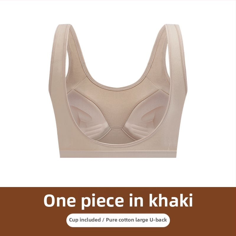 Памучен бюстгърт с обвивка около гърдите и потник (tube top), пълни чаши, 90-95% памук, корсетно вдъхновение, лек спортен стил, дишаща горна опора и оформяне на гърба, попиване на пот.