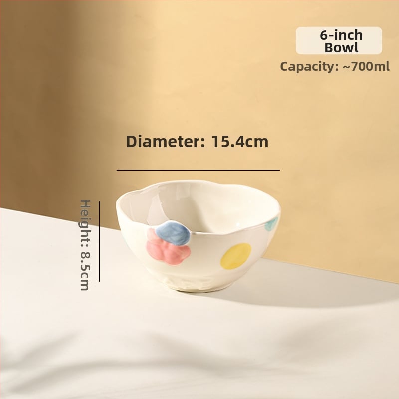 Kerámia étkészlet Magnesium Union – kézzel festett karikatúra dizájn, kerek alak, mikrohullámú sütőben is használható