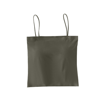 Потник за бюст с фиксирана чашка, Ice Silk плат, 80–90% найлон, дишащ, антиизпъкване, горна опора