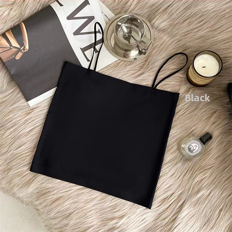 Потник за бюст с фиксирана чашка, Ice Silk плат, 80–90% найлон, дишащ, антиизпъкване, горна опора