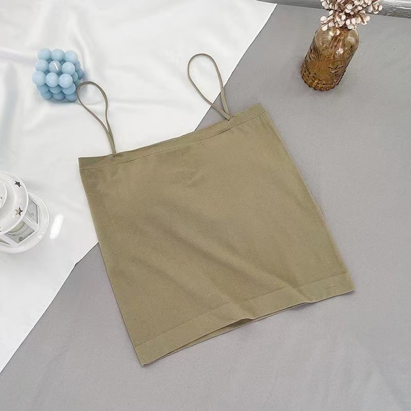 Дишащо нейлоново горнище за бюст под формата тръба (tube top) с пълна чашка и средна чашка, материя 90–95% нейлон, стил жилетка