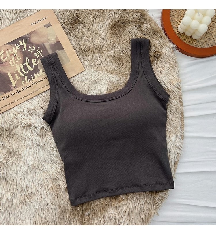 Damski čipkasti top bez leđa s ugrađenim jastučićima za grudi — sve-u-jednom crop top
