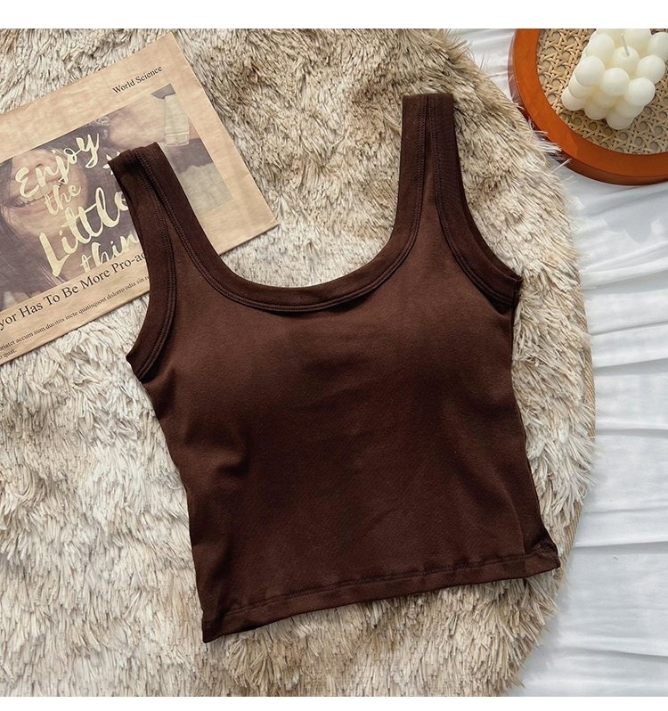 Damski čipkasti top bez leđa s ugrađenim jastučićima za grudi — sve-u-jednom crop top