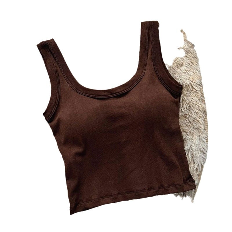 Damski čipkasti top bez leđa s ugrađenim jastučićima za grudi — sve-u-jednom crop top