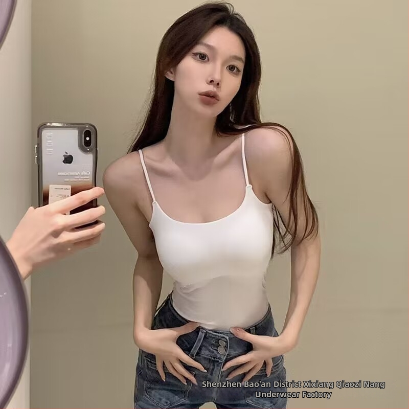 Найлонов корсет-vest за обвиване на бюста, ултра тънки чаши 3/4, съдържание на нейлон 90–95%, дишащ топ