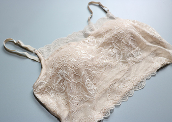 Mulberry коприна без презрамки потник за бюст с ултра тънки формовани чашки, пълна чашка, подплънка за бюст, японски/корейски стил