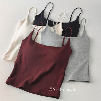 Pamukasti cami gornji s 3/4 košarica, oblikovan košarica (tanak vrh, debela donja), leđa bandeau