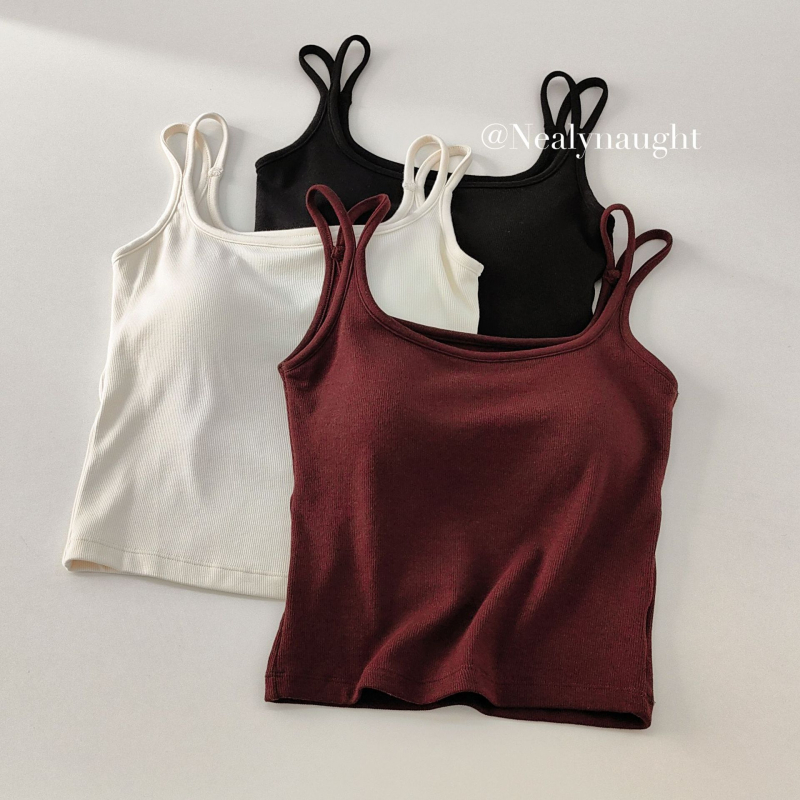 Pamukasti cami gornji s 3/4 košarica, oblikovan košarica (tanak vrh, debela donja), leđa bandeau
