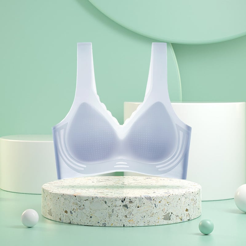 Найлонов бандеу сутиен без презрамки, безшевен, тънки чашки, дишащ дизайн, гръдна дължина