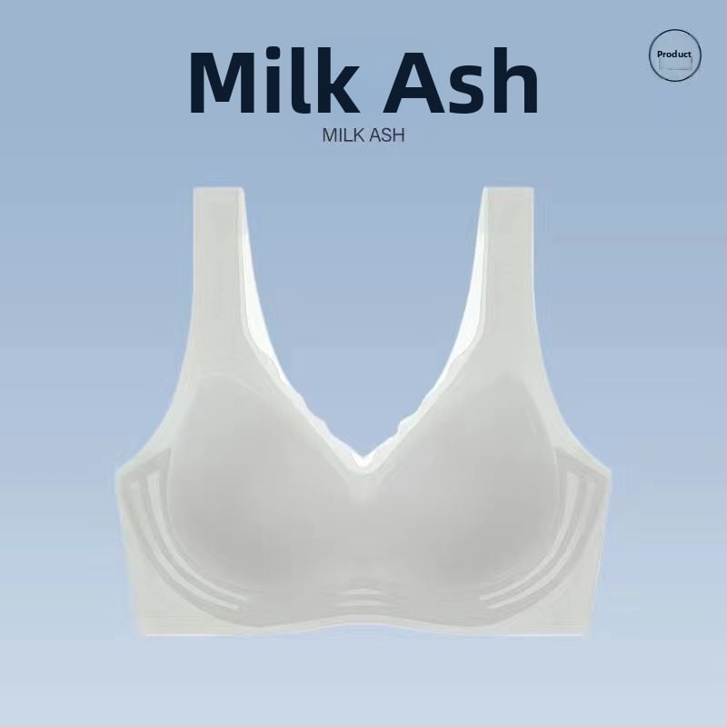 Найлонов бандеу сутиен без презрамки, безшевен, тънки чашки, дишащ дизайн, гръдна дължина