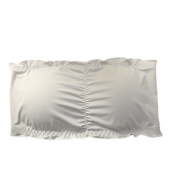 Без презрамки бюстие топ от ice silk – нейлон, дишащ, регулируем, корсетен стил, пълен чашков дизайн