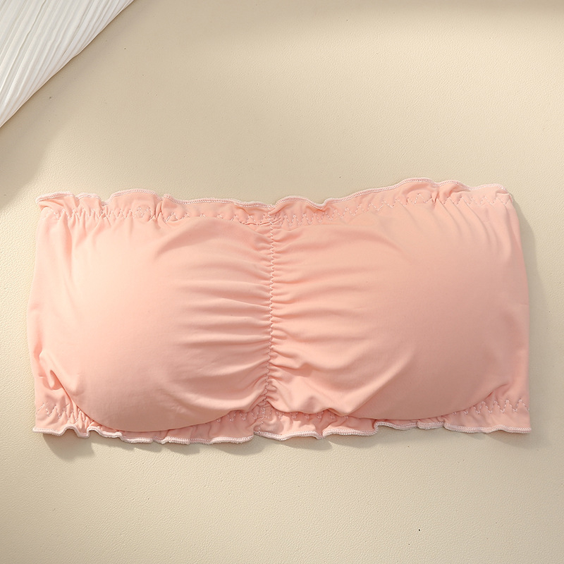 Без презрамки бюстие топ от ice silk – нейлон, дишащ, регулируем, корсетен стил, пълен чашков дизайн