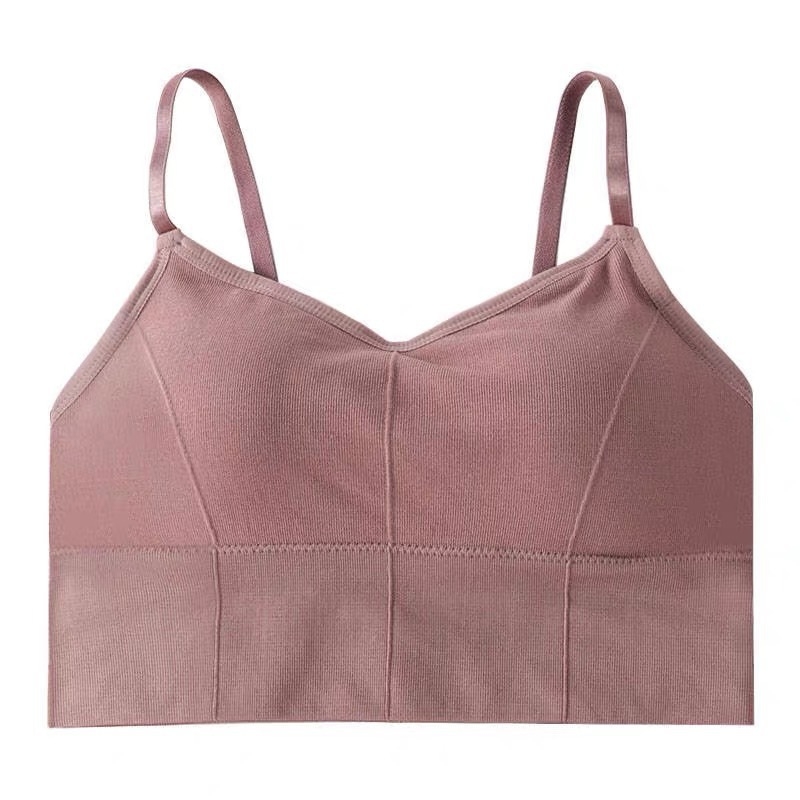 Sportski top bez naramenica, s otvorenim leđima (Backless, Seamless, prozračan poliester, Ultra tanke oblikovane košarice, puna košarica)