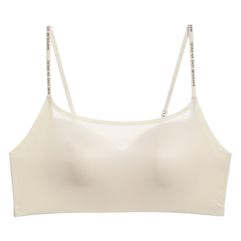 Bezšivni grudnjak s hladićim mliječnim saténom, košarica 3/4 s tankim oblikovanjem, fiksne naramenice, stražnje zatvaranje s 3 redovima kopči
