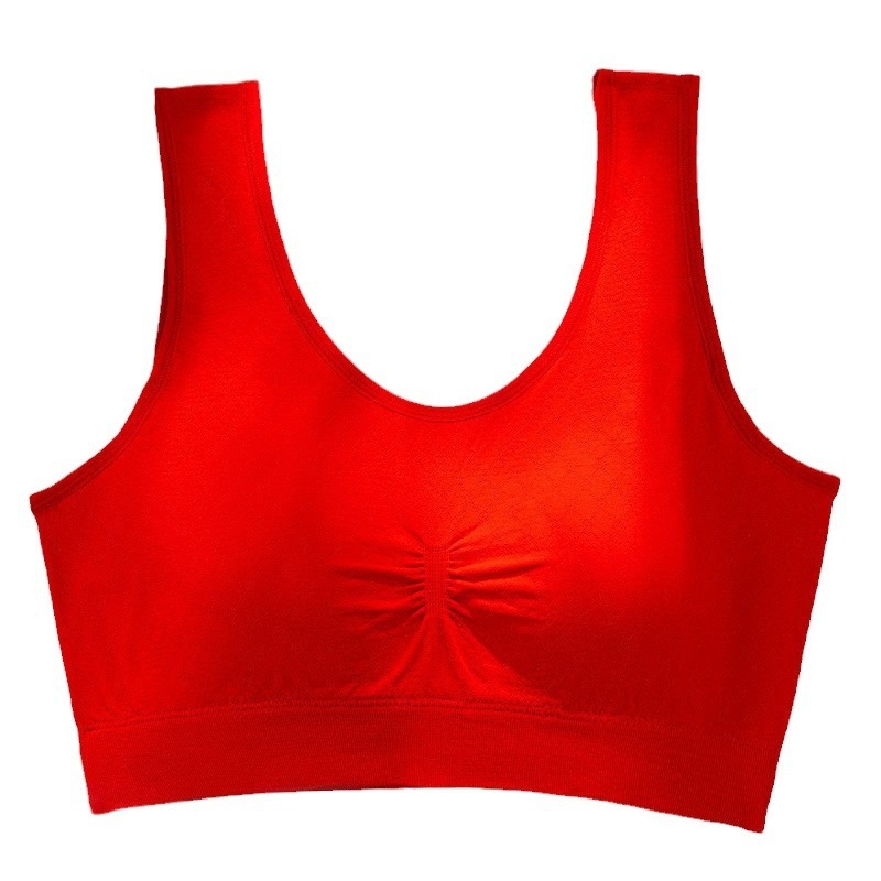 Plus veličine latex grudnjak za dojenje, jednodjelni dizajn, čvrste košarice, žensko sportsko donje rublje