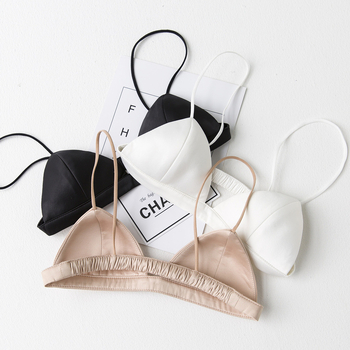 Σουτιέν με ίσιο σωληνοειδή σχεδιασμό, ύφασμα συνθετικό μετάξι, πολυεστέρας 50–70%, μη αποσπώμενες τιράντες, γυναικείο εσώρουχο