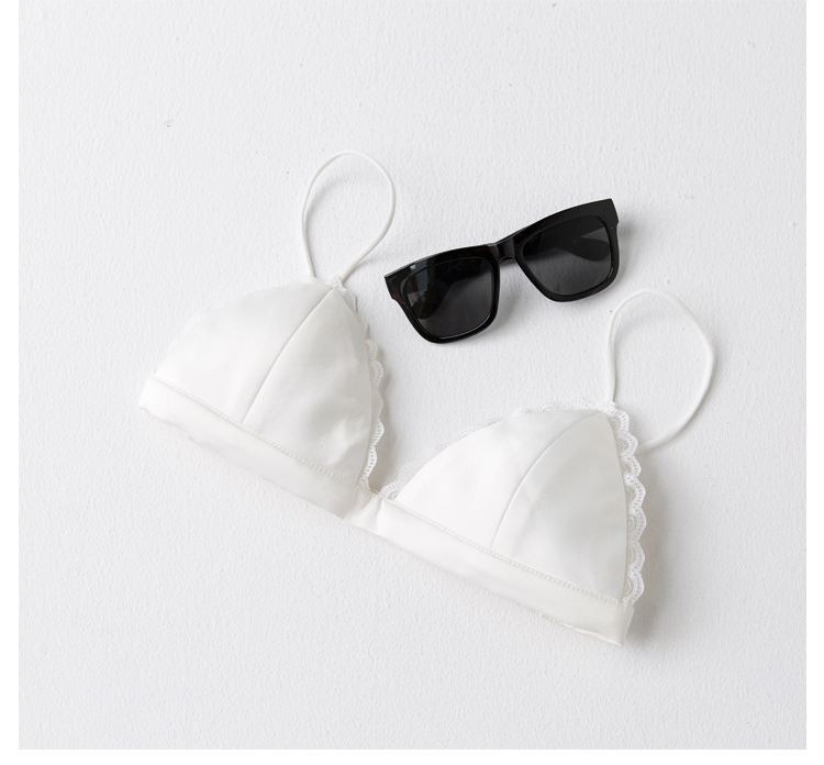 Σουτιέν με ίσιο σωληνοειδή σχεδιασμό, ύφασμα συνθετικό μετάξι, πολυεστέρας 50–70%, μη αποσπώμενες τιράντες, γυναικείο εσώρουχο