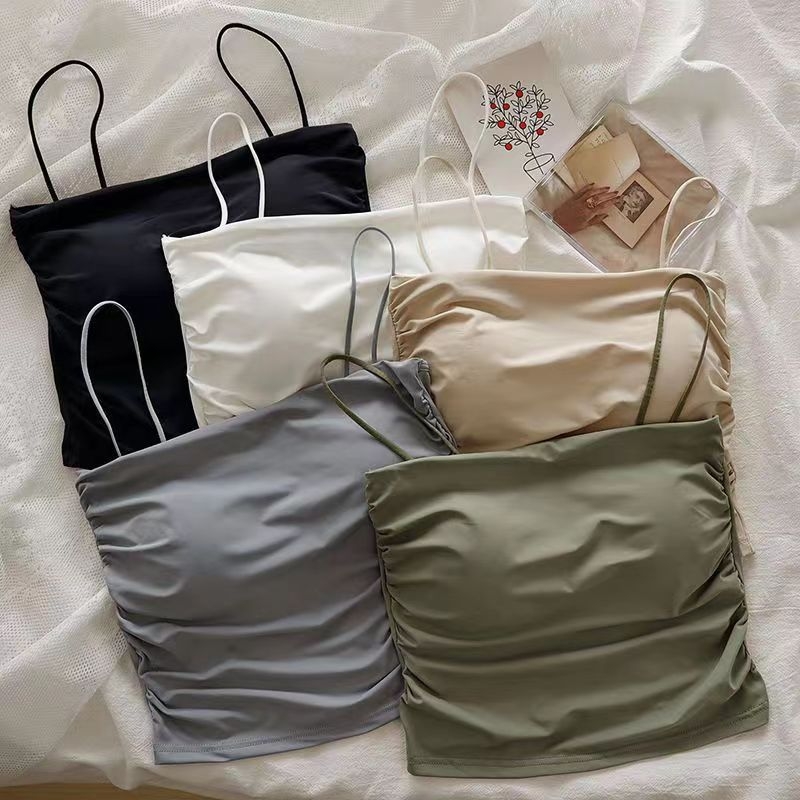 Tube Top Chest Wrap - Ice Silk, 70-80% Viscose, Full Cup, Breathable