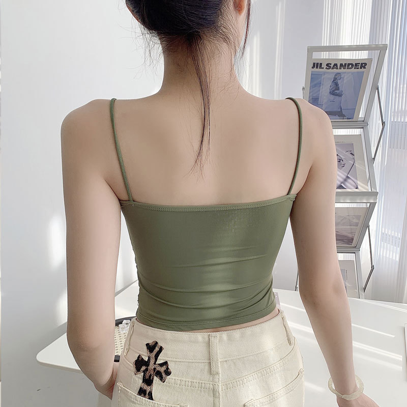 Tube Top Chest Wrap - Ice Silk, 70-80% Viscose, Full Cup, Breathable