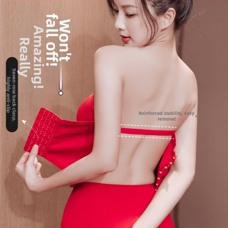 Bez plecu siksnām veidojošās apakšveļas, pretslīdēšana, viengabales, 3/4 krūšu kausi, plānas veidojošās krūšu daļas, neilons/Lycra