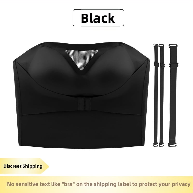 Be petnešėlių formuojanti liemenėlė, neslystanti, vienos dalies, 3/4 kaušeliai, ploni formuojantys kaušeliai, nailonas/Lycra