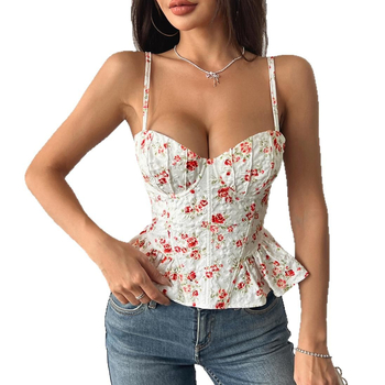 rochie wrap cu imprimeu floral, poliester 95%+, fără spate, bretele duble, croială slim