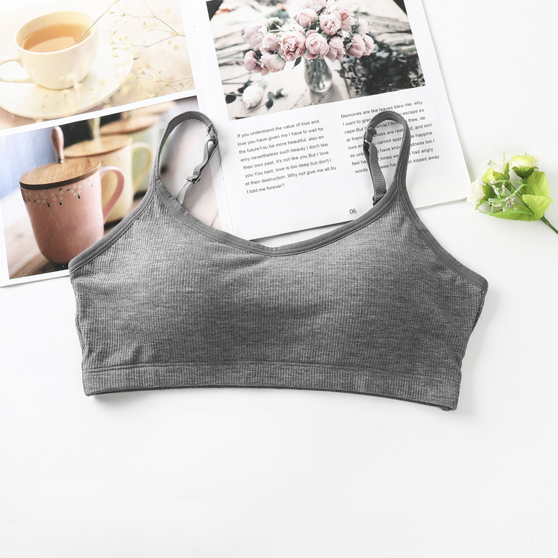 Top tub cu înfășurare a sânilor, cupă 3/4, cupă medie modelată, spandex/lycra, respirabil