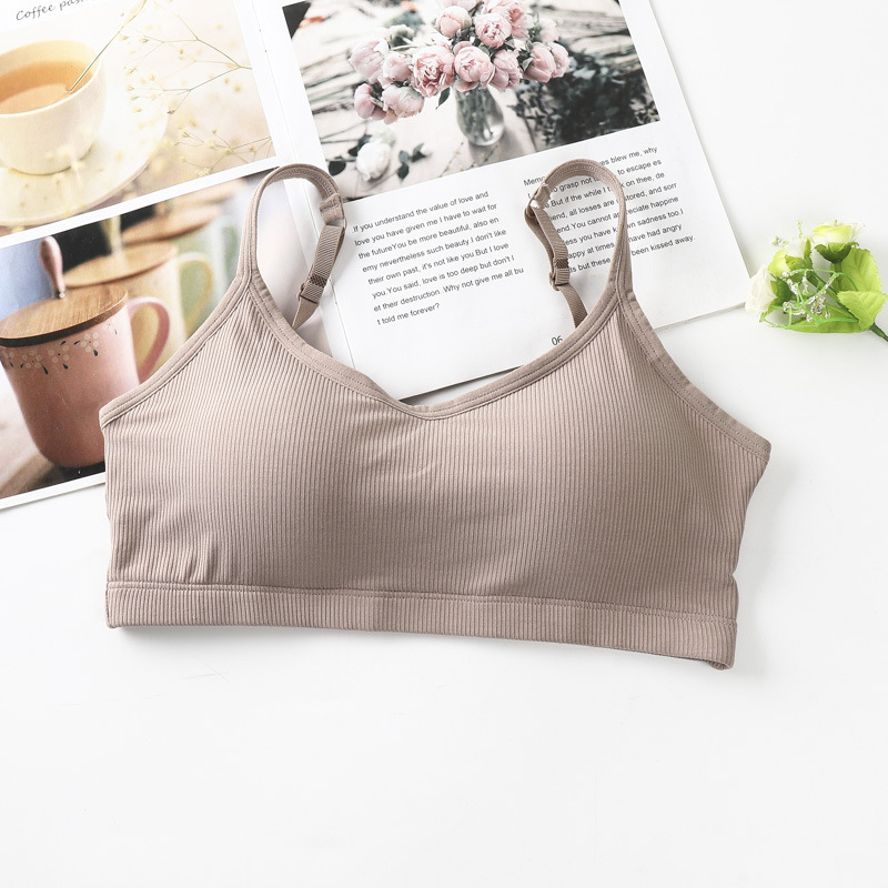 Top tub cu înfășurare a sânilor, cupă 3/4, cupă medie modelată, spandex/lycra, respirabil