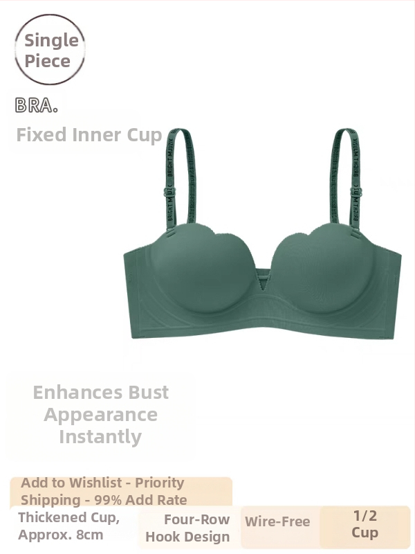 Bezramienková podprsenka s push-up efektom, 3/4 košíčky, hrubé tvarované košíčky, protišmyková, s odnímateľnými dvojitými ramienkami