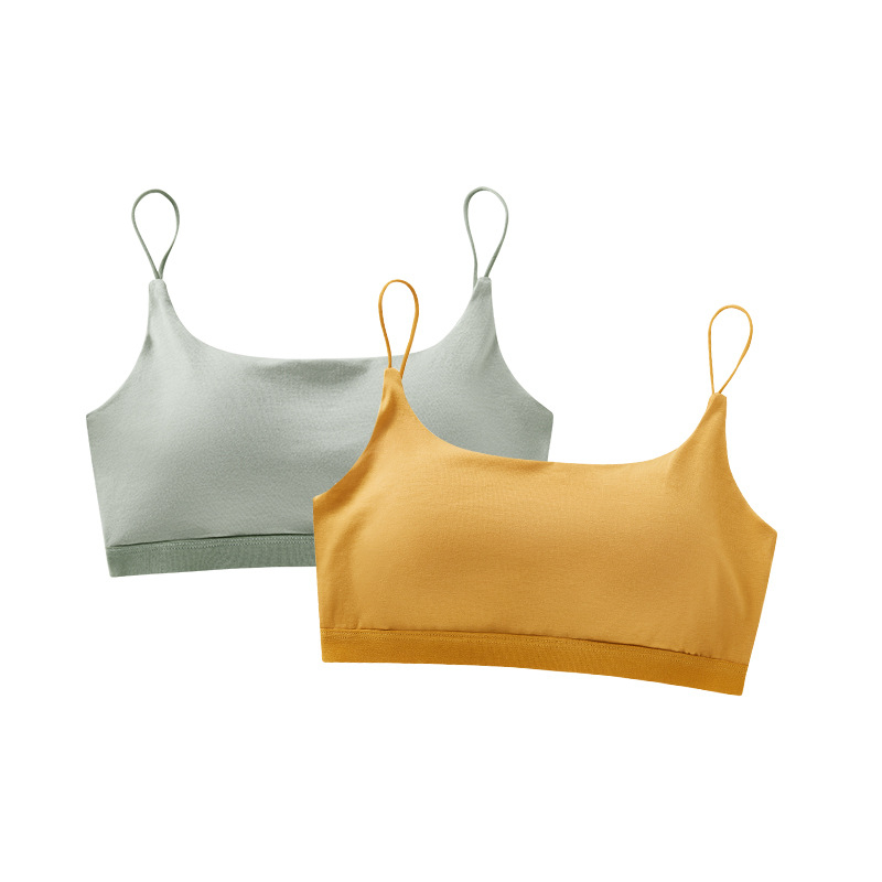 Top tub unic, Sutien-top, Respirabil, Push-Up, Cupe Fixe, Amestec Viscoză-Bumbac, Croială Lejeră, Vara 2024