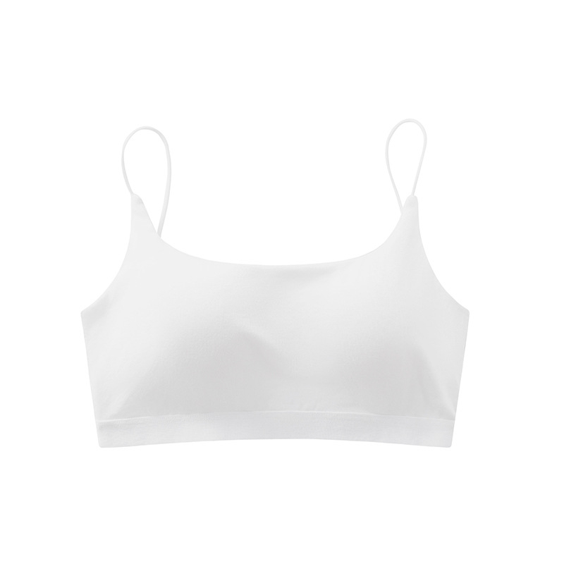 Top tub unic, Sutien-top, Respirabil, Push-Up, Cupe Fixe, Amestec Viscoză-Bumbac, Croială Lejeră, Vara 2024