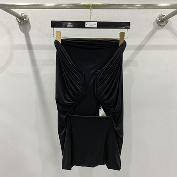 Бандо топ с модална еластична материя, 95% модал, без презрамки, уличен хипстър стил