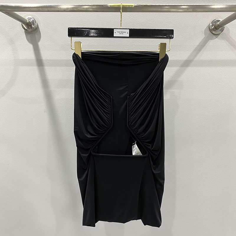 Бандо топ с модална еластична материя, 95% модал, без презрамки, уличен хипстър стил