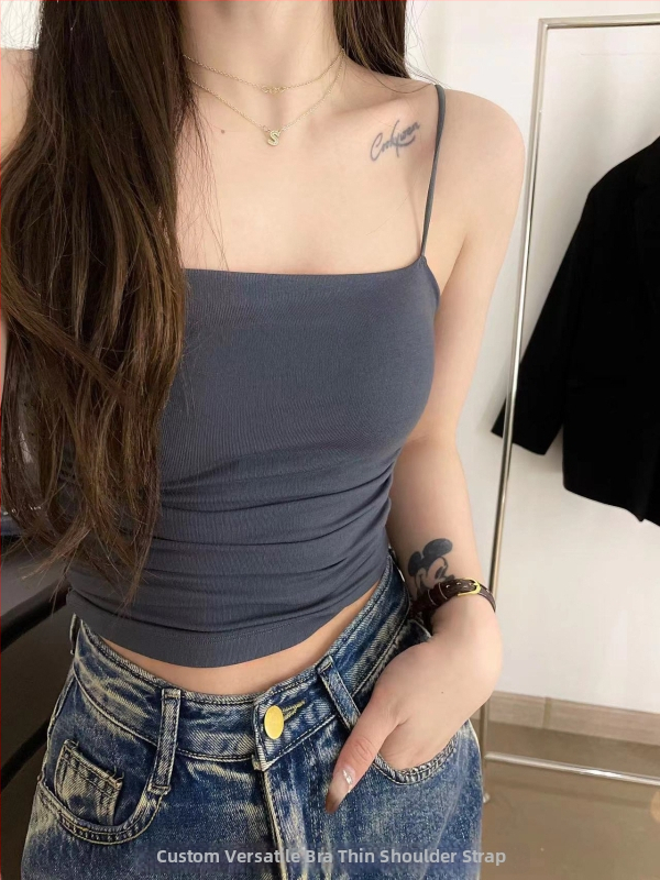 Bezramienková podprsenka s tvarovanými košíčkami — bavlnený materiál, 80–90% bavlna, plné košíčky, tenká tvarovaná miska, priedušná, pohodlná