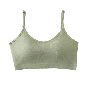Sutien din modal fără bretele, cupă 3/4, formă cupă: sus subțire, jos gros, fără fir, respirabil