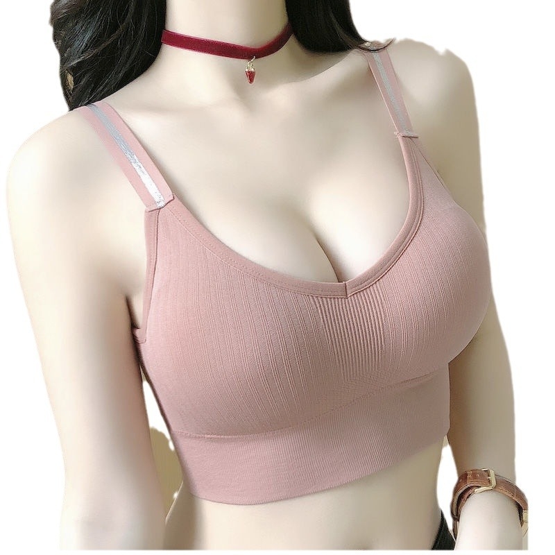 Bežični ženski sportski grudnjak – push-up, protiv opuštanja, tanak tube top wrap