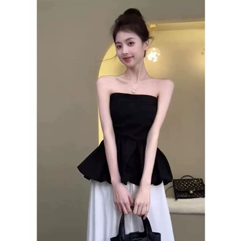 Tube top, jednoručni, uski kroj, Spandex 90–95%, Proljeće 2025