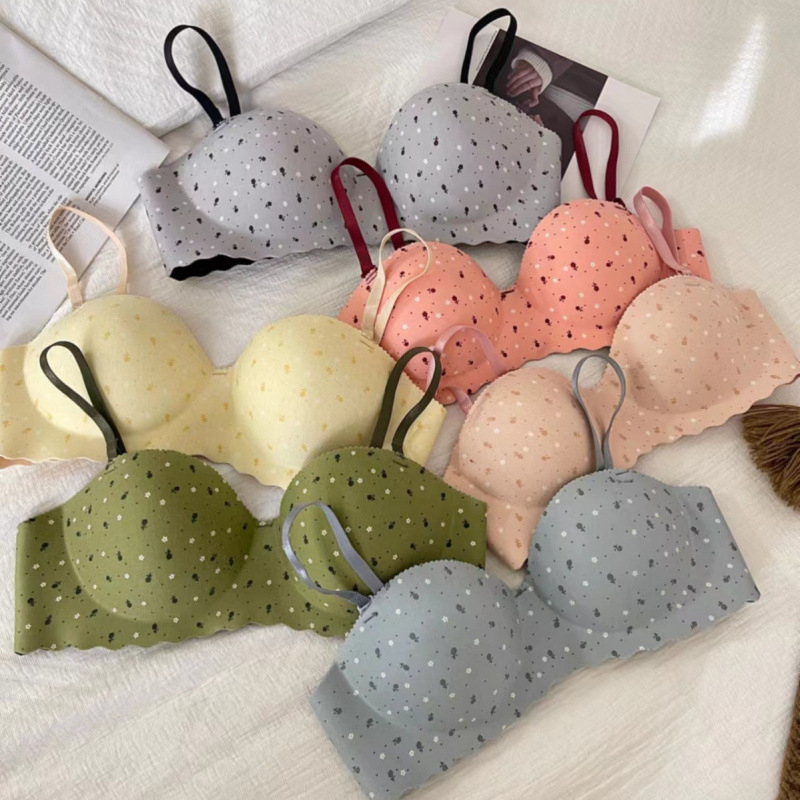 Wrap-top za prsa, 1/2 košarica, tanke oblikovane košarice, Milk Silk, 95–100% poliester, vest stil, japanski nadahnuće