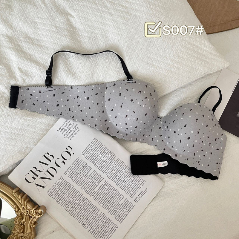 Wrap-top za prsa, 1/2 košarica, tanke oblikovane košarice, Milk Silk, 95–100% poliester, vest stil, japanski nadahnuće