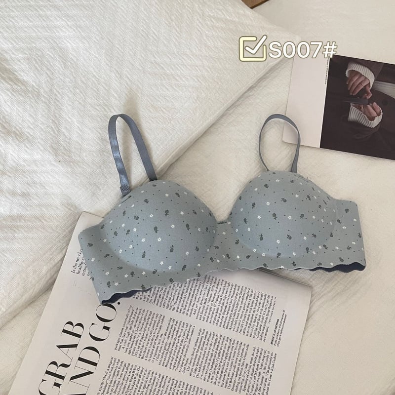 Wrap-top za prsa, 1/2 košarica, tanke oblikovane košarice, Milk Silk, 95–100% poliester, vest stil, japanski nadahnuće