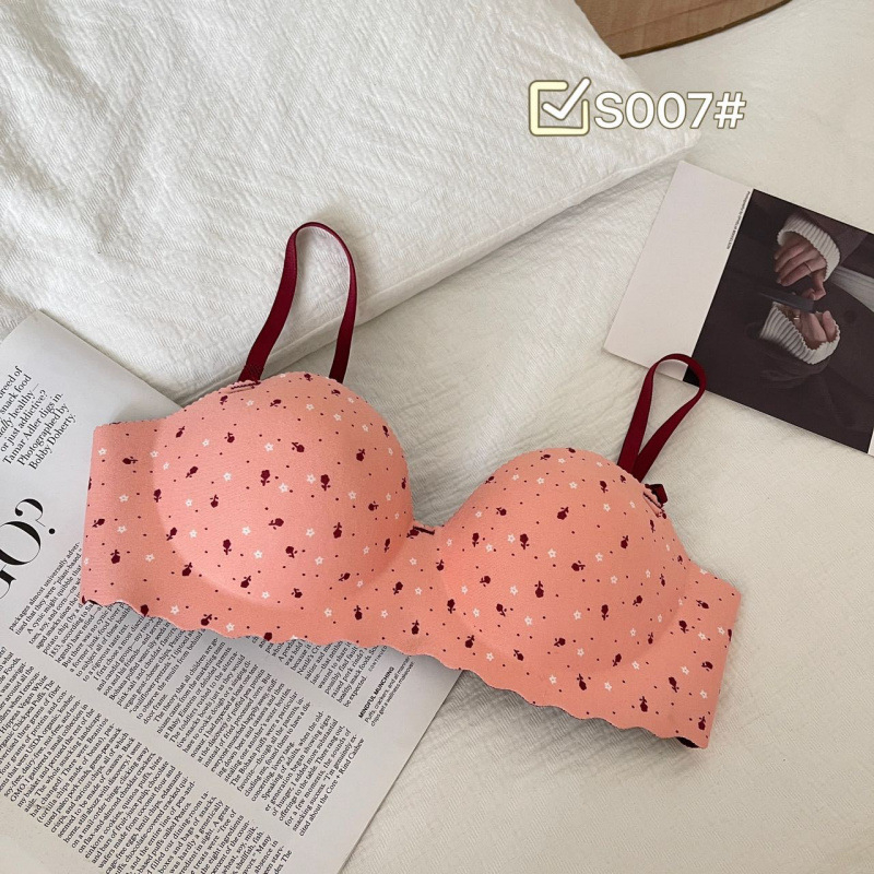 Wrap-top za prsa, 1/2 košarica, tanke oblikovane košarice, Milk Silk, 95–100% poliester, vest stil, japanski nadahnuće