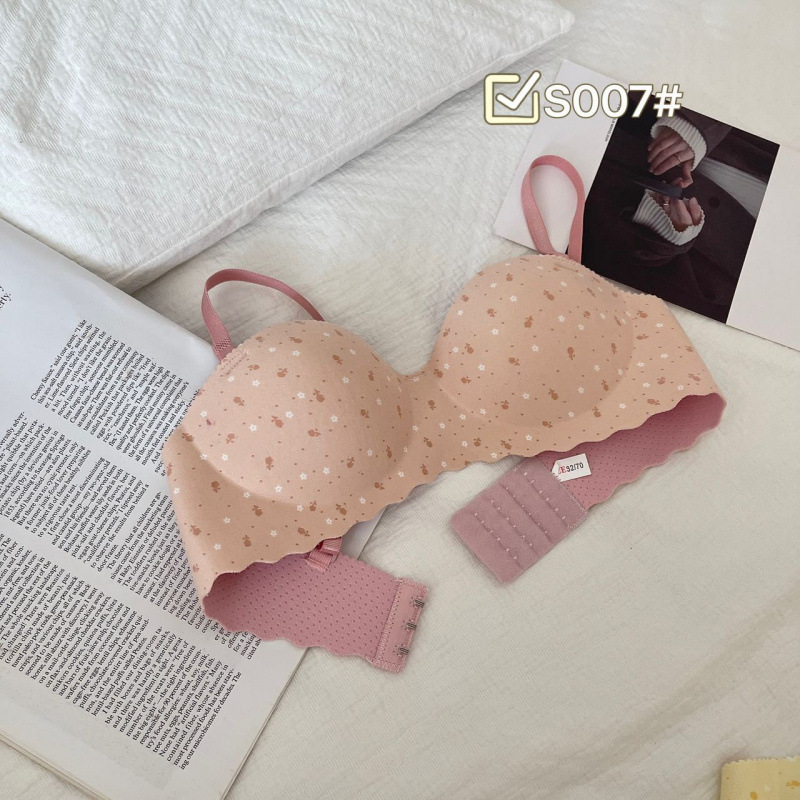 Wrap-top za prsa, 1/2 košarica, tanke oblikovane košarice, Milk Silk, 95–100% poliester, vest stil, japanski nadahnuće