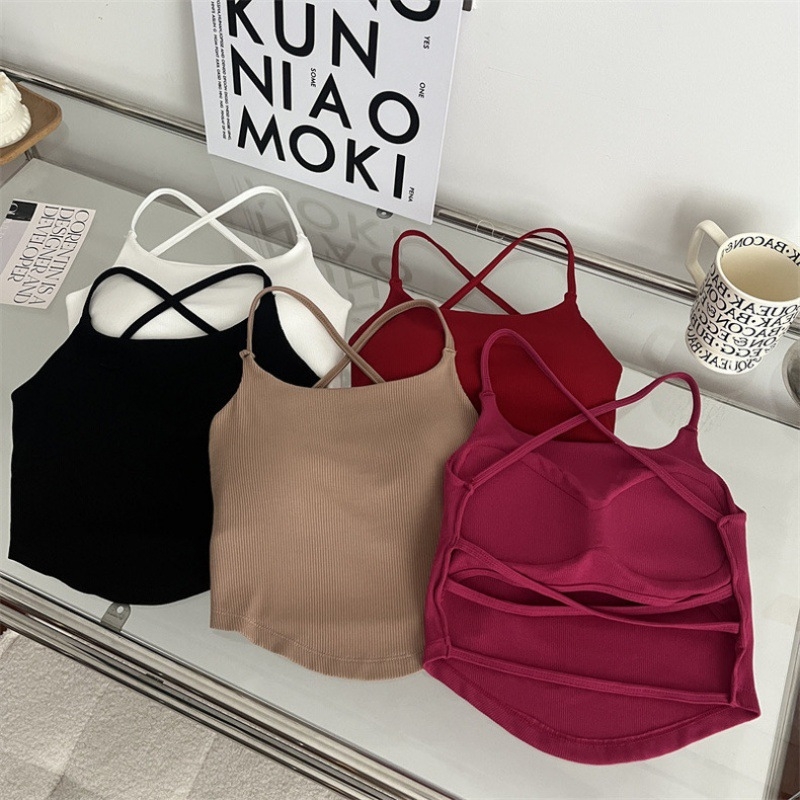 Naylon top s vezanjem za dojke, tube top, srednje oblikovane košarice, prozračan, otvorena leđa, ljeto 2024