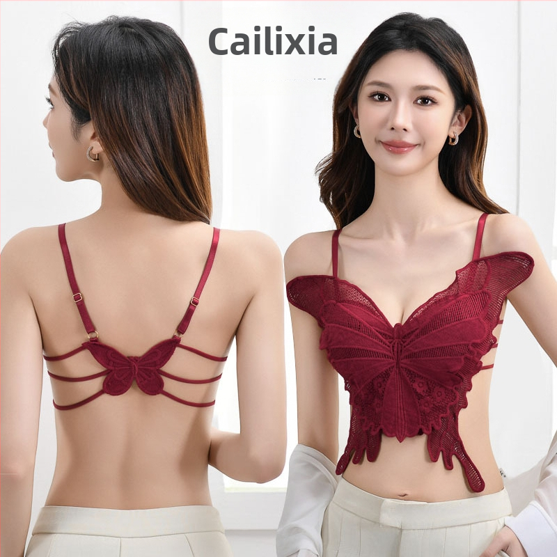 Poliesterinis kamisol su krūties pagalvėlėmis, putų formos puodeliai, medvilnės įdaila, kryžminė nugara, seksualus moterų apatinių drabužių topas