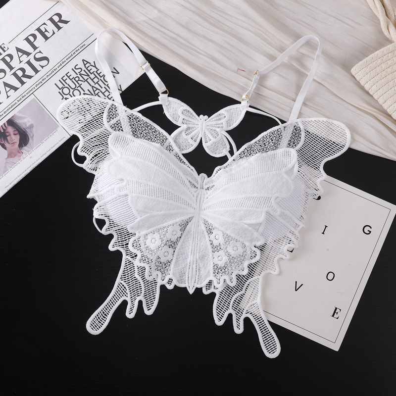 Poliesterinis kamisol su krūties pagalvėlėmis, putų formos puodeliai, medvilnės įdaila, kryžminė nugara, seksualus moterų apatinių drabužių topas