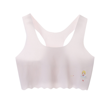 Õmblusteta nailonist rinnahoidja tüdrukutele alates 8. eluaastast – suvi, kevad, sügis