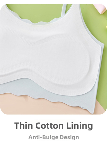 Varrukavaba tüdrukute top-bra õlaõmblustega, nelinurkne kaelus, nailon 86%, sobiva üle 8-aastastele, kõigile neljale hooajale