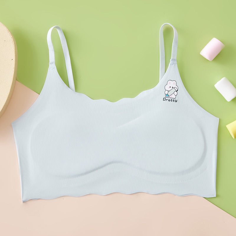Varrukavaba tüdrukute top-bra õlaõmblustega, nelinurkne kaelus, nailon 86%, sobiva üle 8-aastastele, kõigile neljale hooajale