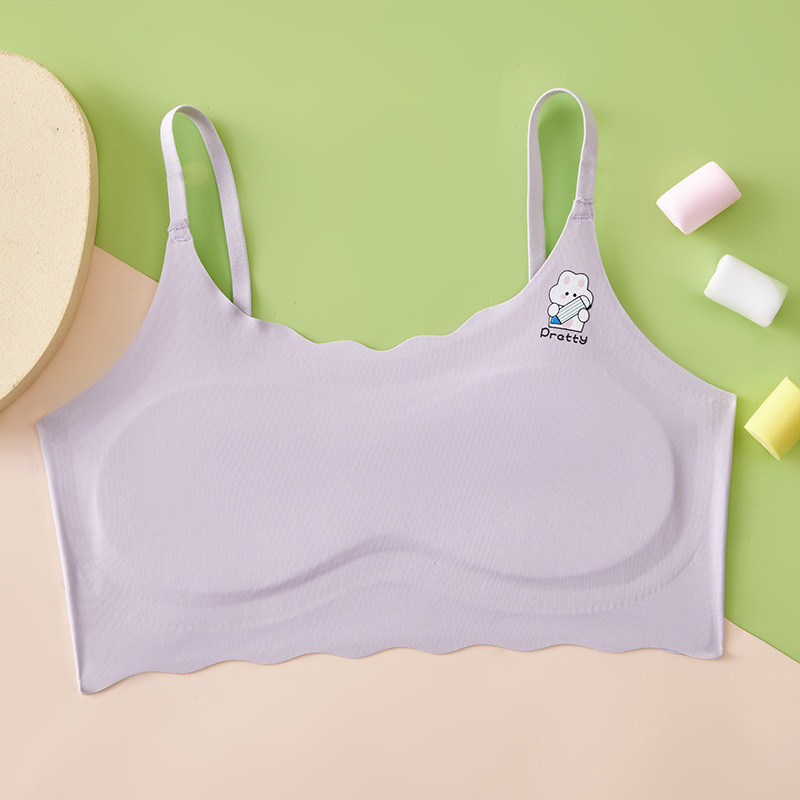 Varrukavaba tüdrukute top-bra õlaõmblustega, nelinurkne kaelus, nailon 86%, sobiva üle 8-aastastele, kõigile neljale hooajale
